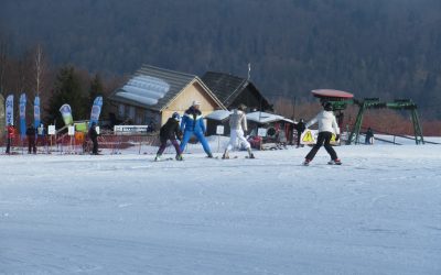 Program in okvirni urnik smučarskega dne v projektu Šolar na smuči za učence 4. razredov