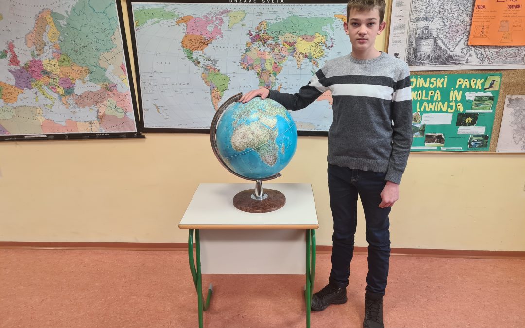 Zlato priznanje na državnem tekmovanju iz geografije