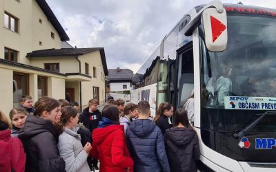 Obvestilo o prihodu – 7. razred, CŠOD Kranjska Gora