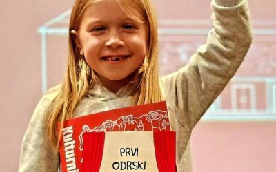 ZMAGOVALKA PRVIH ODRSKIH KORAKOV UČENKA NAŠE ŠOLE