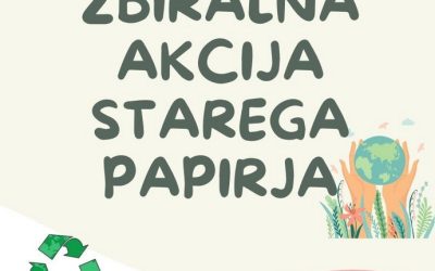 VABILO NA ZBIRALNO AKCIJO STAREGA PAPIRJA