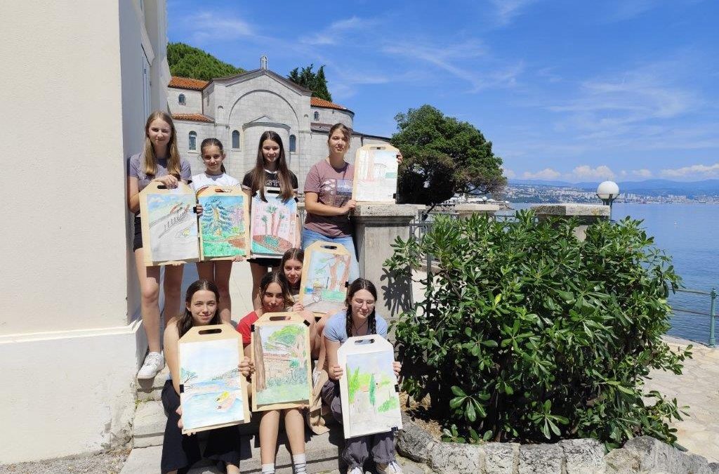 8. izletniška kolonija mladih likovnikov Dolenjske in Bele krajine – Opatija