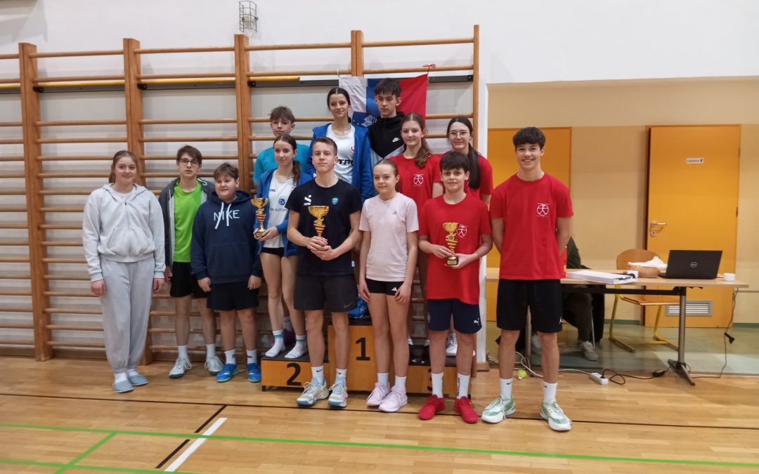 EKIPNO PODROČNO TEKMOVANJE V BADMINTONU