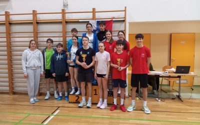 EKIPNO PODROČNO TEKMOVANJE V BADMINTONU