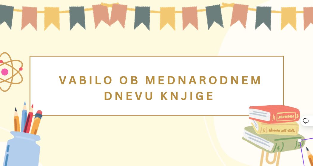 VABILO OB MEDNARODNEM DNEVU KNJIGE